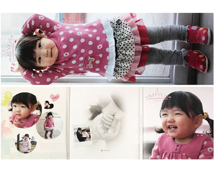 等身大3面アルバム写真